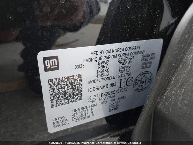 Chevrolet lih 2025 KL77LFE25SC267023 Image 9