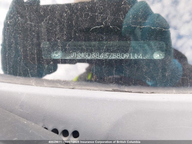 Продаж на аукціоні авто 2007 Honda Fit, vin: JHMGD38437S809114, номер лоту: 40029611