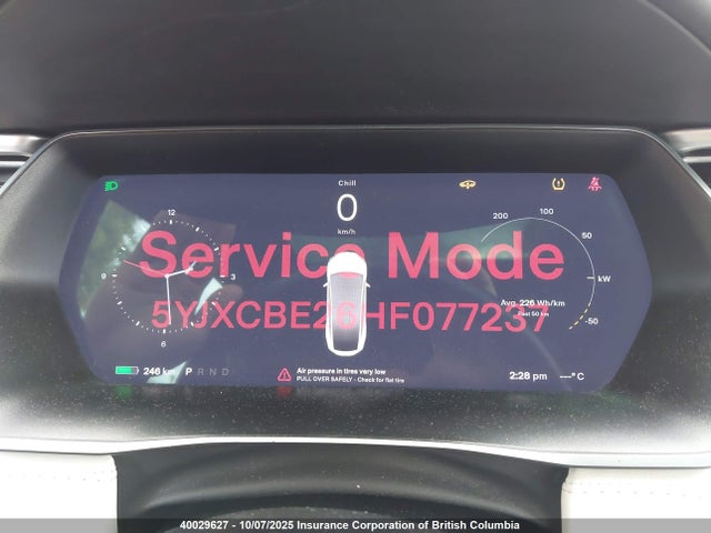 5YJXCBE26HF077237 Tesla MODEL X