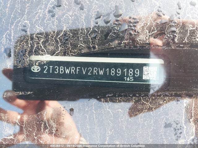 Toyota a25a-fxs 2024 2T3BWRFV2RW189189 Image 9