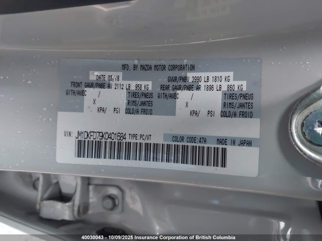 JM1DKFD79K0401684 Mazda pe