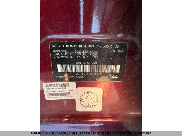 Mitsubishi Mirage 2018 ML32A5HJ7JH008666 Image 5