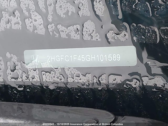Honda l15b7 2016 2HGFC1F45GH101589 Image 18