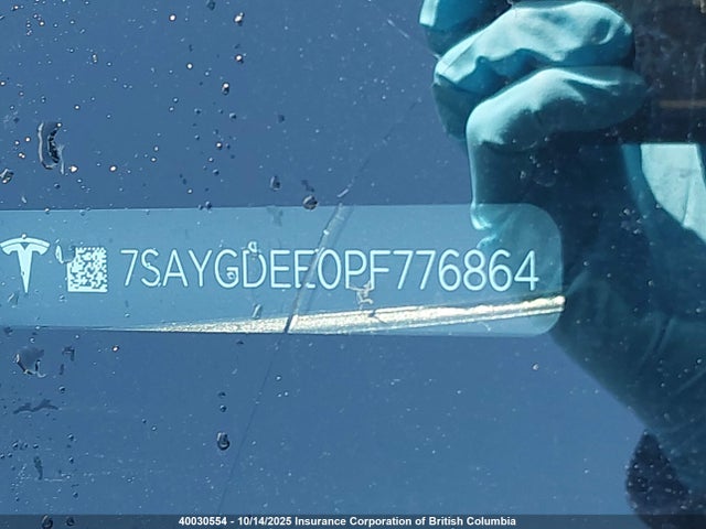 Tesla Model Y 2023 7SAYGDEE0PF776864 Image 9