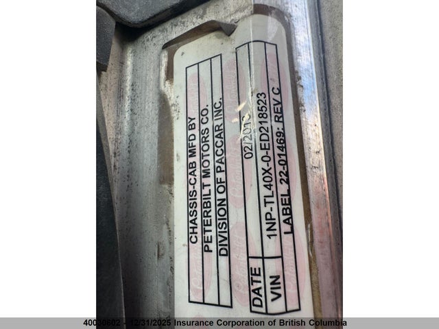 Продажа на аукционе авто 2014 Peterbilt 367, vin: 1NPTL40X0ED218523, номер лота: 40030602