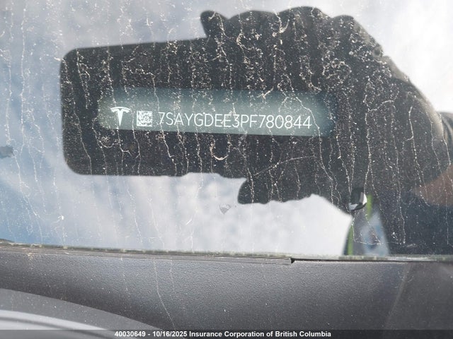 7SAYGDEE3PF780844 Tesla Model Y