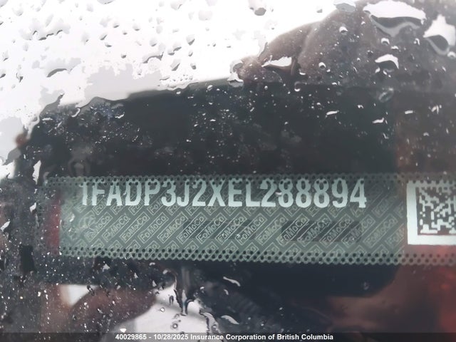 40029865 :رقم المزاد ، 1FADP3J2XEL288894 vin ، 2014 Ford Focus Titanium مزاد بيع