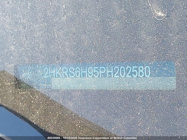2HKRS6H95PH202580 Honda lfc3