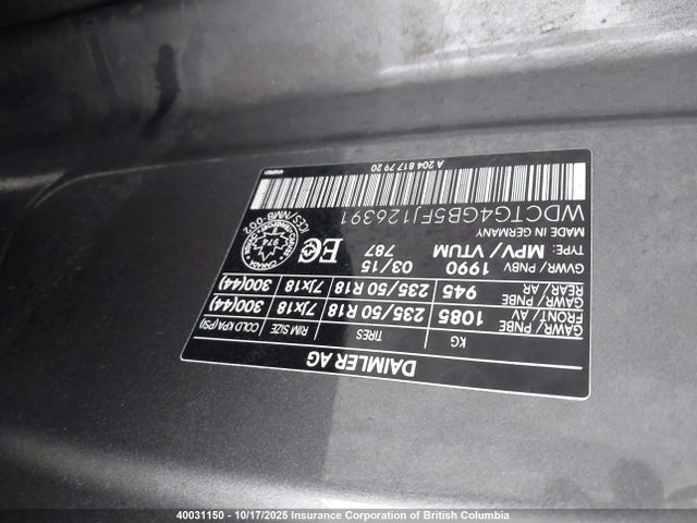 WDCTG4GB5FJ126391 Mercedes-Benz GLA-Class