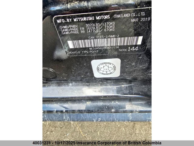 Mitsubishi Mirage 2019 ML32A5HJ2KH012156 Image 11