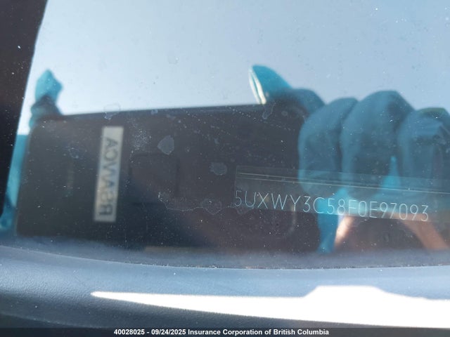 5UXWY3C58F0E97093 BMW X3
