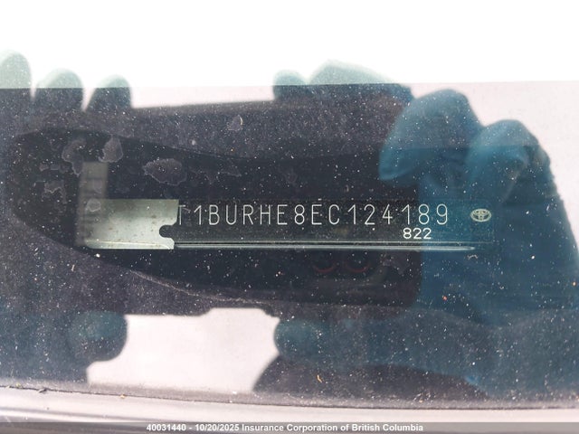 2014 Toyota Corolla L/le/le Pls/prm/s/s Pls მანქანა იყიდება აუქციონზე, vin: 2T1BURHE8EC124189, აუქციონის ნომერი: 40031440