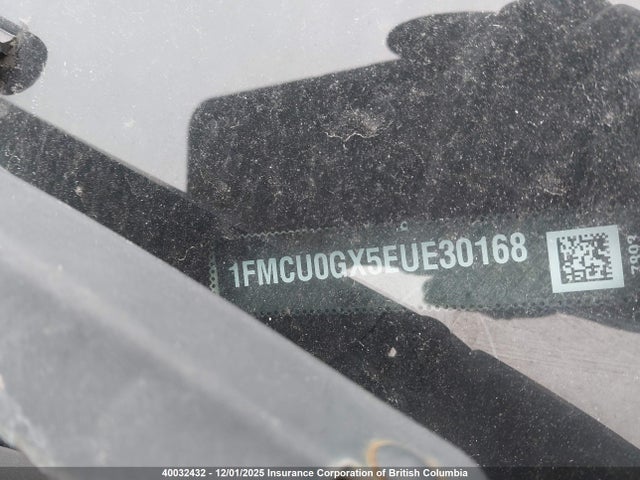 1FMCU0GX5EUE30168 Ford ESCAPE SE