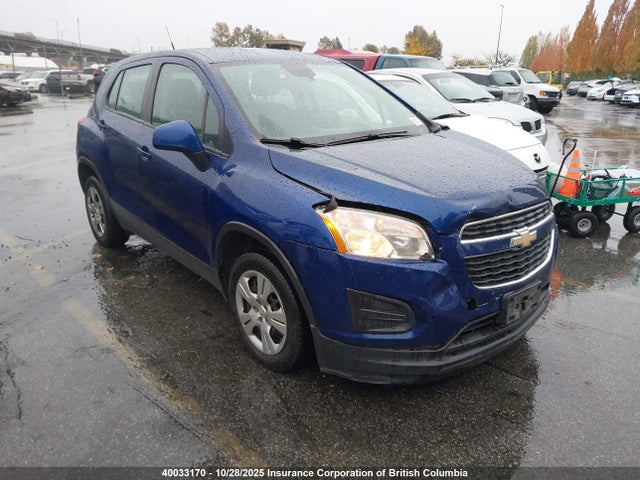 Auction sale of the 2014 Chevrolet Trax, vin: 3GNCJKEB0EL157769, lot number: 40033170