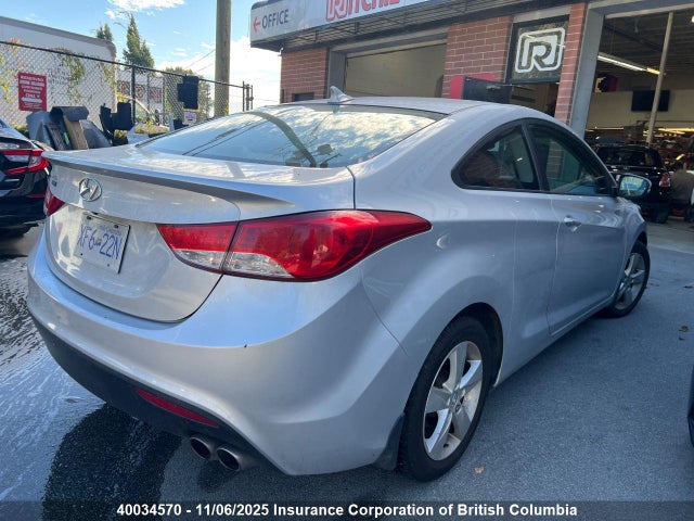 Продажа на аукционе авто 2013 Hyundai Elantra Coupe Gs/se, vin: KMHDH6AE5DU018995, номер лота: 40034570