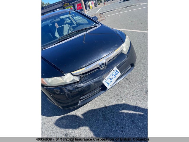 Aukcja sprzedaży 2008 Honda Civic, vin: 2HGFA16518H026356, numer aukcji: 40034638