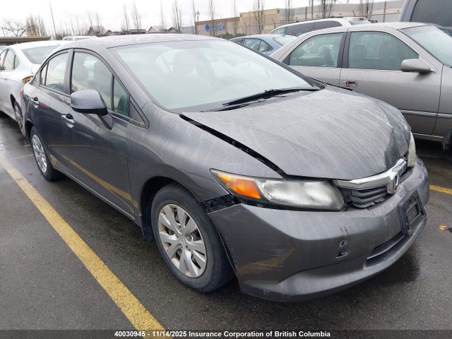 Aukcja sprzedaży 2012 Honda Civic Lx, vin: 2HGFB2F4XCH105088, numer aukcji: 40030945