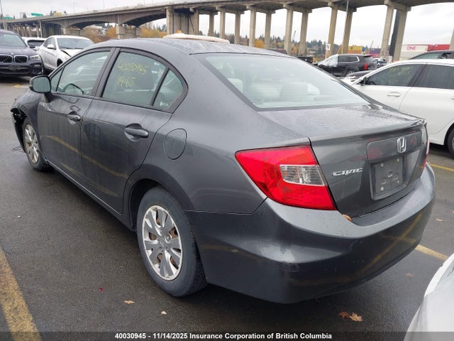 Aukcja sprzedaży 2012 Honda Civic Lx, vin: 2HGFB2F4XCH105088, numer aukcji: 40030945