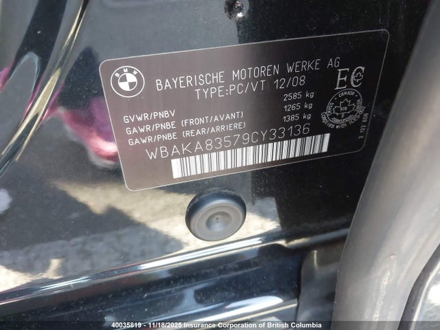 Продажа на аукционе авто 2009 Bmw 750i, vin: WBAKA83579CY33136, номер лота: 40035819