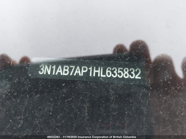 40032283 :رقم المزاد ، 3N1AB7AP1HL635832 vin ، 2017 Nissan Sentra S/sv/sr/sl مزاد بيع