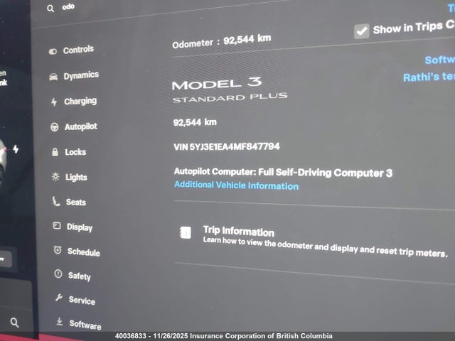 Продаж на аукціоні авто 2021 Tesla Model 3, vin: 5YJ3E1EA4MF847794, номер лоту: 40036833