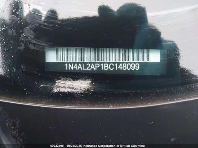 Продаж на аукціоні авто 2011 Nissan Altima S, vin: 1N4AL2AP1BC148099, номер лоту: 40032398
