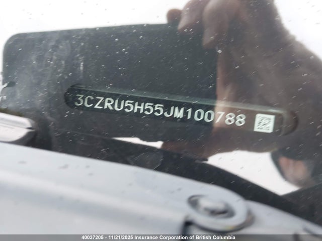 Aukcja sprzedaży 2018 Honda Hr-v, vin: 3CZRU5H55JM100788, numer aukcji: 40037205