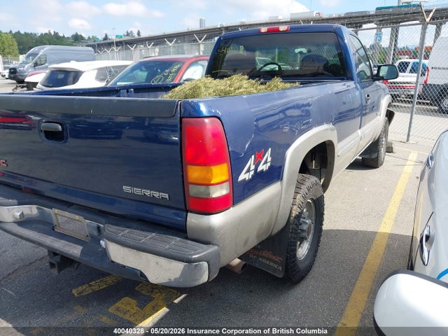 40040328 :رقم المزاد ، 1GTGK24U7XE536992 vin ، 1999 Gmc New Sierra K2500 مزاد بيع