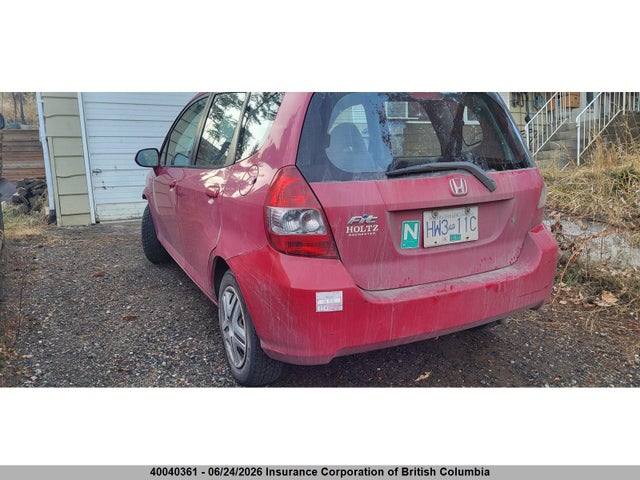 2007 Honda Fit მანქანა იყიდება აუქციონზე, vin: JHMGD37457S000246, აუქციონის ნომერი: 40040361