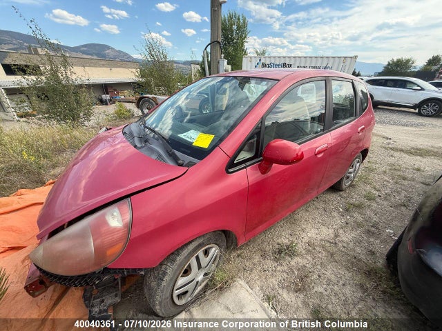 2007 Honda Fit მანქანა იყიდება აუქციონზე, vin: JHMGD37457S000246, აუქციონის ნომერი: 40040361