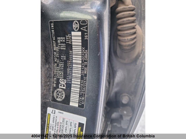 Aukcja sprzedaży 2010 Toyota Corolla S/le/xle, vin: 2T1BU4EE5AC205538, numer aukcji: 40041147