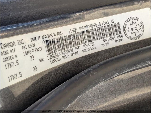 Aukcja sprzedaży 2003 Jeep Grand Cherokee Limited, vin: 1J8GW58J73C599790, numer aukcji: 40042058