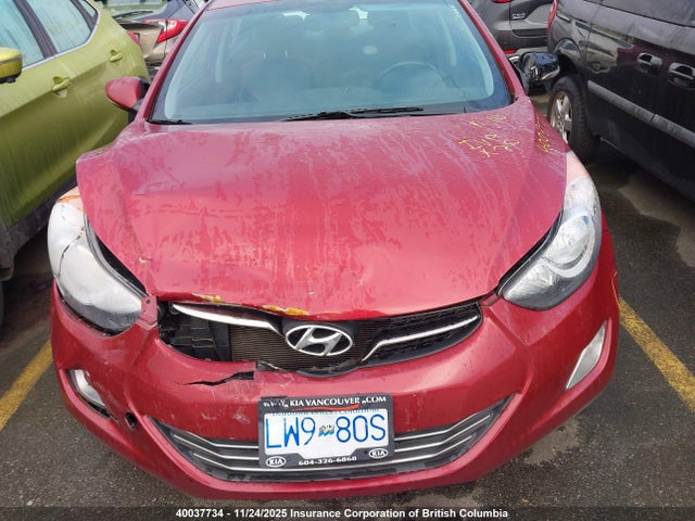 Aukcja sprzedaży 2013 Hyundai Elantra Gls/limited, vin: 5NPDH4AE1DH450891, numer aukcji: 40037734