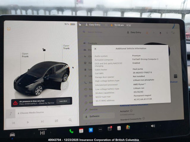 Aukcja sprzedaży 2023 Tesla Model Y, vin: LRWYGDFDXPC913418, numer aukcji: 40043704