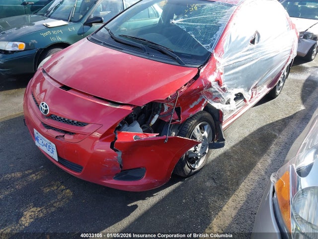 40033105 :رقم المزاد ، JTDBT923571150184 vin ، 2007 Toyota Yaris مزاد بيع