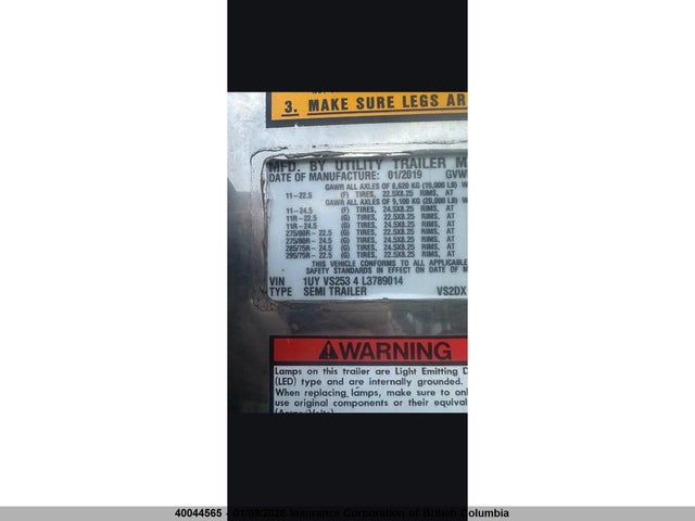 Utility Van Trailer 2020 1UYVS2534L3789014 Image 5