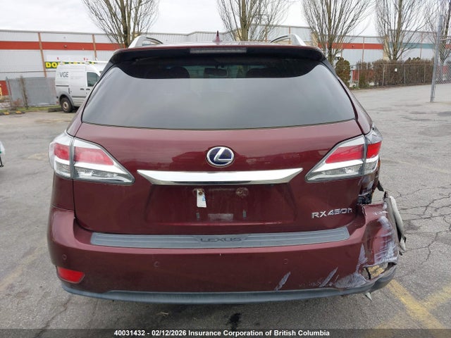 2T2BC1BAXFC007480 Lexus RX 450H