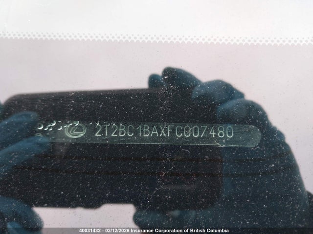 2T2BC1BAXFC007480 Lexus RX 450H