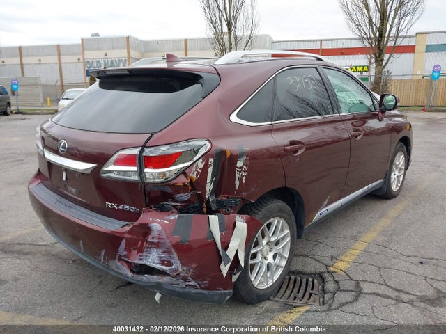 2T2BC1BAXFC007480 Lexus RX 450H