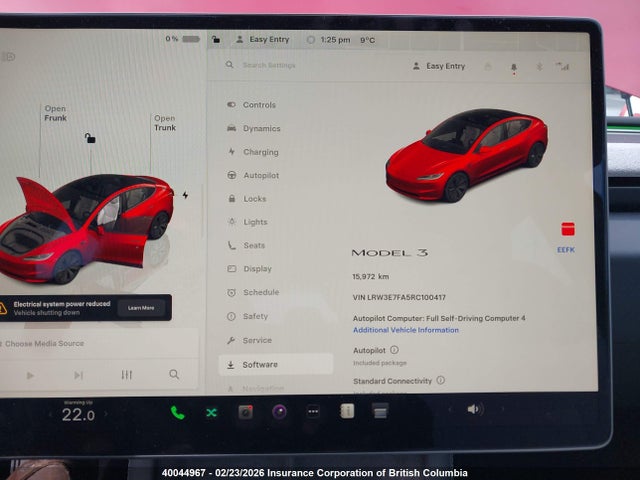 LRW3E7FA5RC100417 Tesla Model 3 Rwd