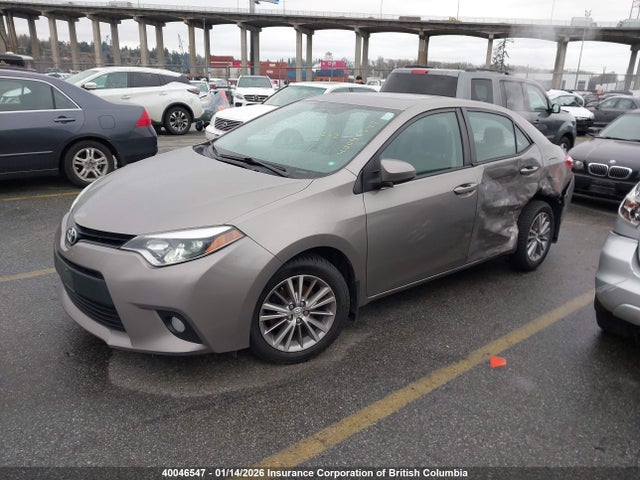 2014 Toyota Corolla L/le/le Pls/prm/s/s Pls მანქანა იყიდება აუქციონზე, vin: 2T1BURHE9EC103402, აუქციონის ნომერი: 40046547