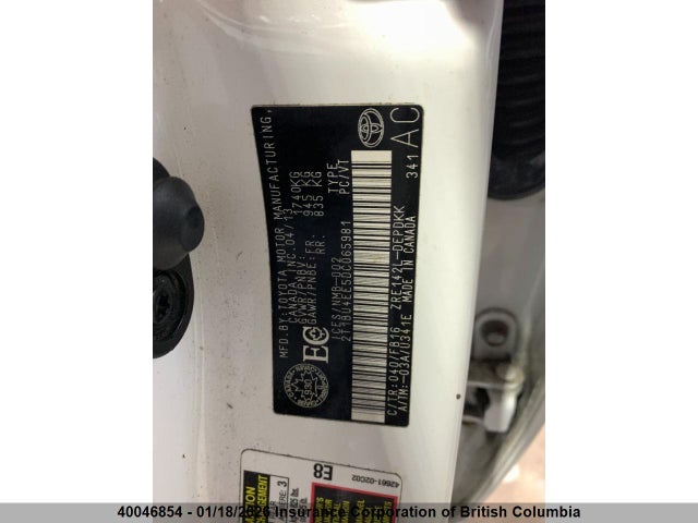 2013 Toyota Corolla S/le მანქანა იყიდება აუქციონზე, vin: 2T1BU4EE5DC065981, აუქციონის ნომერი: 40046854