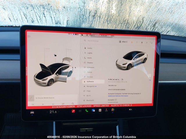Tesla MODEL 3 2019 5YJ3E1EA4KF428616 Image 16
