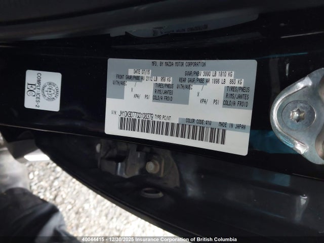 JM1DKBD77G0108379 Mazda Cx-3 Grand Touring