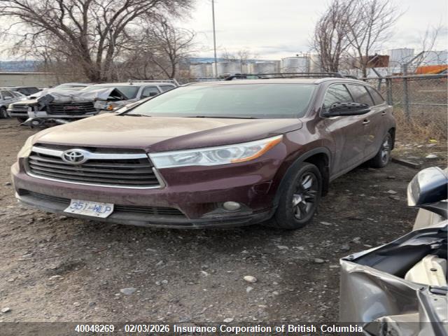 5TDJKRFH4GS262997 Toyota Highlander Xle