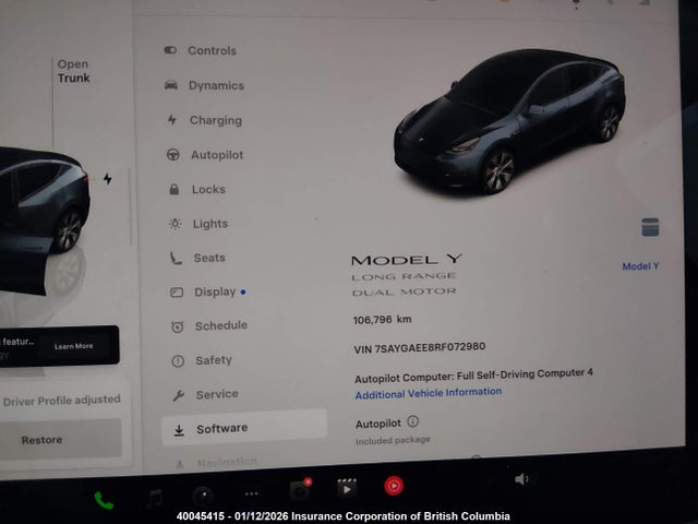7SAYGAEE8RF072980 Tesla Model Y