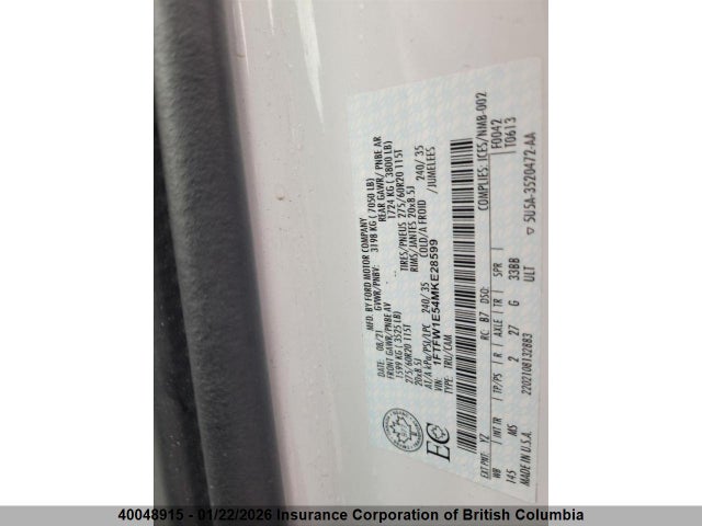 Ford F150 2021 1FTFW1E54MKE28599 Image 5