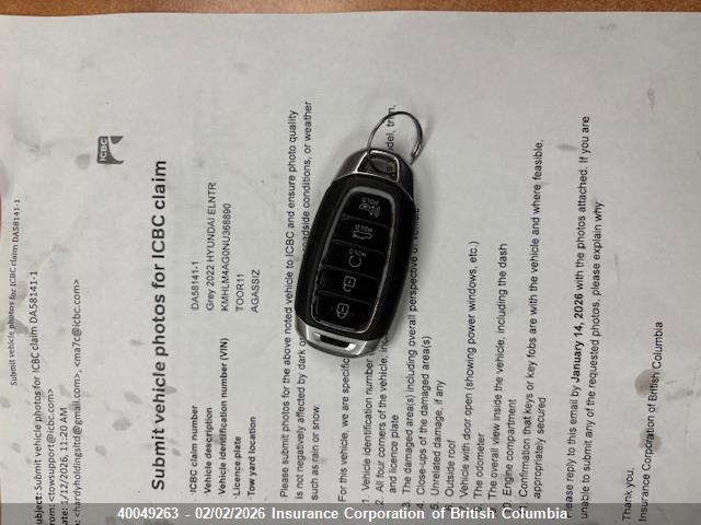KMHLM4AG0NU368890 Hyundai ELANTRA SEL