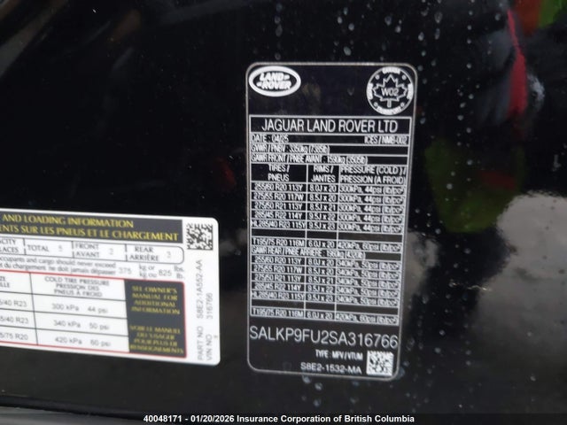 Land Rover Range Rover Se 2025 SALKP9FU2SA316766 Image 9