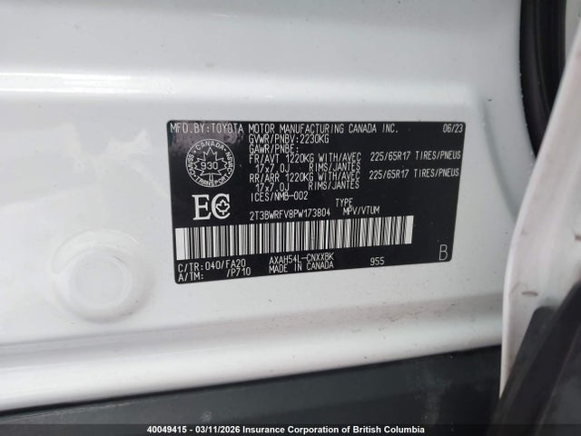 Toyota RAV4 2023 2T3BWRFV8PW173804 Image 9